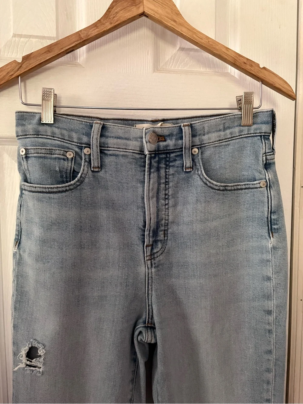 Madewell Perfect Vintage Jean Worn Out Edition Coffey Wash 26T